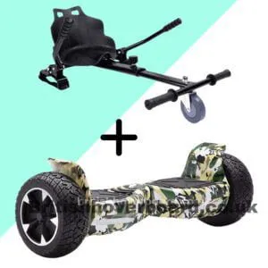 Army Green 8.5 Hummer Off Road Bluetooth Hoverboard Bundle