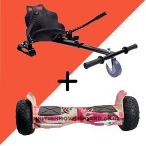 Pink Camo 8.5 Hummer Off Road Bluetooth Hoverboard Bundle