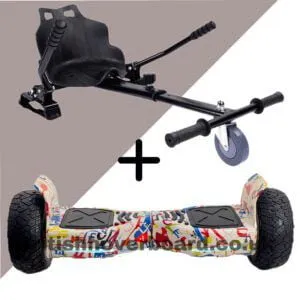 Hip-Hop Graffiti 8.5 Hummer Off Road Bluetooth Hoverboard Bundle