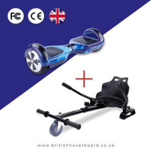 Blue Galaxy 6.5 Bluetooth Hoverboard Bundle