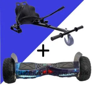 Blue Galaxy 8.5 Hummer Off Road Bluetooth Hoverboard Bundle