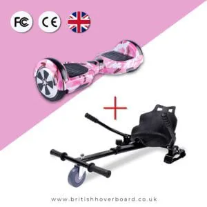 Camo Pink 6.5 Bluetooth Hoverboard Bundle