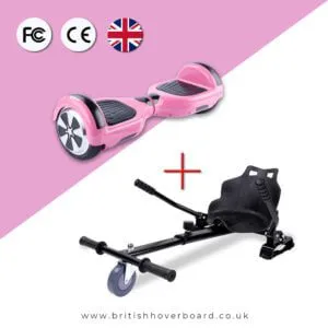 Pink 6.5 Bluetooth Hoverboard Bundle