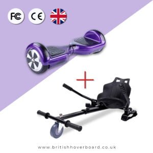 Purple 6.5 Bluetooth Hoverboard Bundle