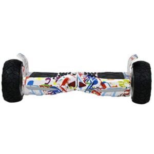 White Mix Flame 8.5 Hummer Off Road Bluetooth Hoverboard