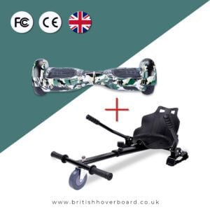 Army Green 6.5 Bluetooth Hoverboard Bundle