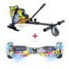 HipHop 6.5 Bluetooth Hoverboard HipHop Hoverkart Bundle