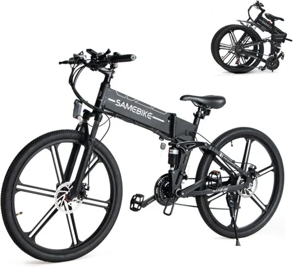 750W Black SameBike LO26-II 26″ Folding Electric Bike Bicycle