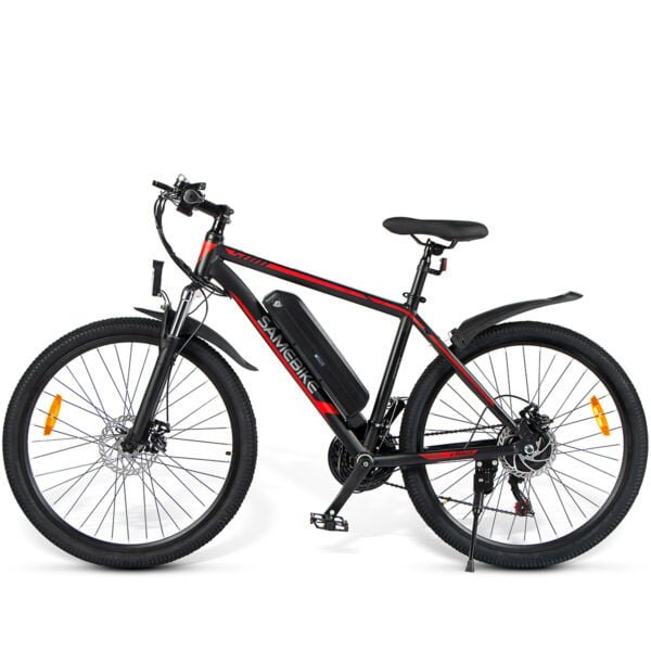 SAMEBIKE SY26 26″ 250W Motor White Electric Mountain Bike