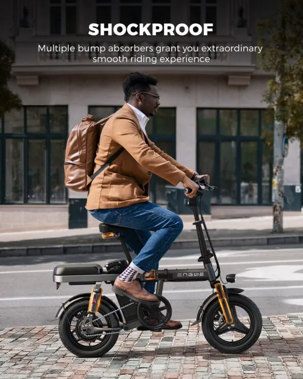 Shockproof And Bump Absorber E-Bike