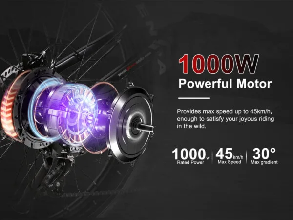 1000W Powerful Motor