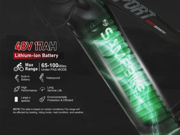 48V 17AH Lithium-Ion Battery