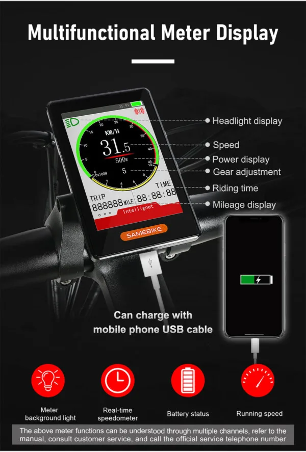 Multifunctional Meter Display