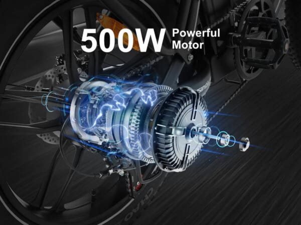 500 W Powerful Motor